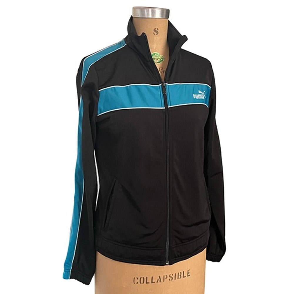 PUMA Black T7 Athletic Track Jacket